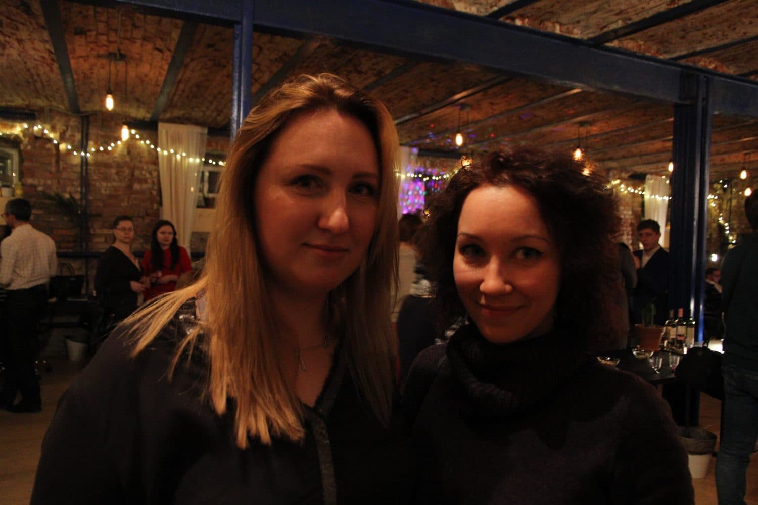 Opening Night at The Yellow Door, Moscow, 2015 - with Tati Safronova.