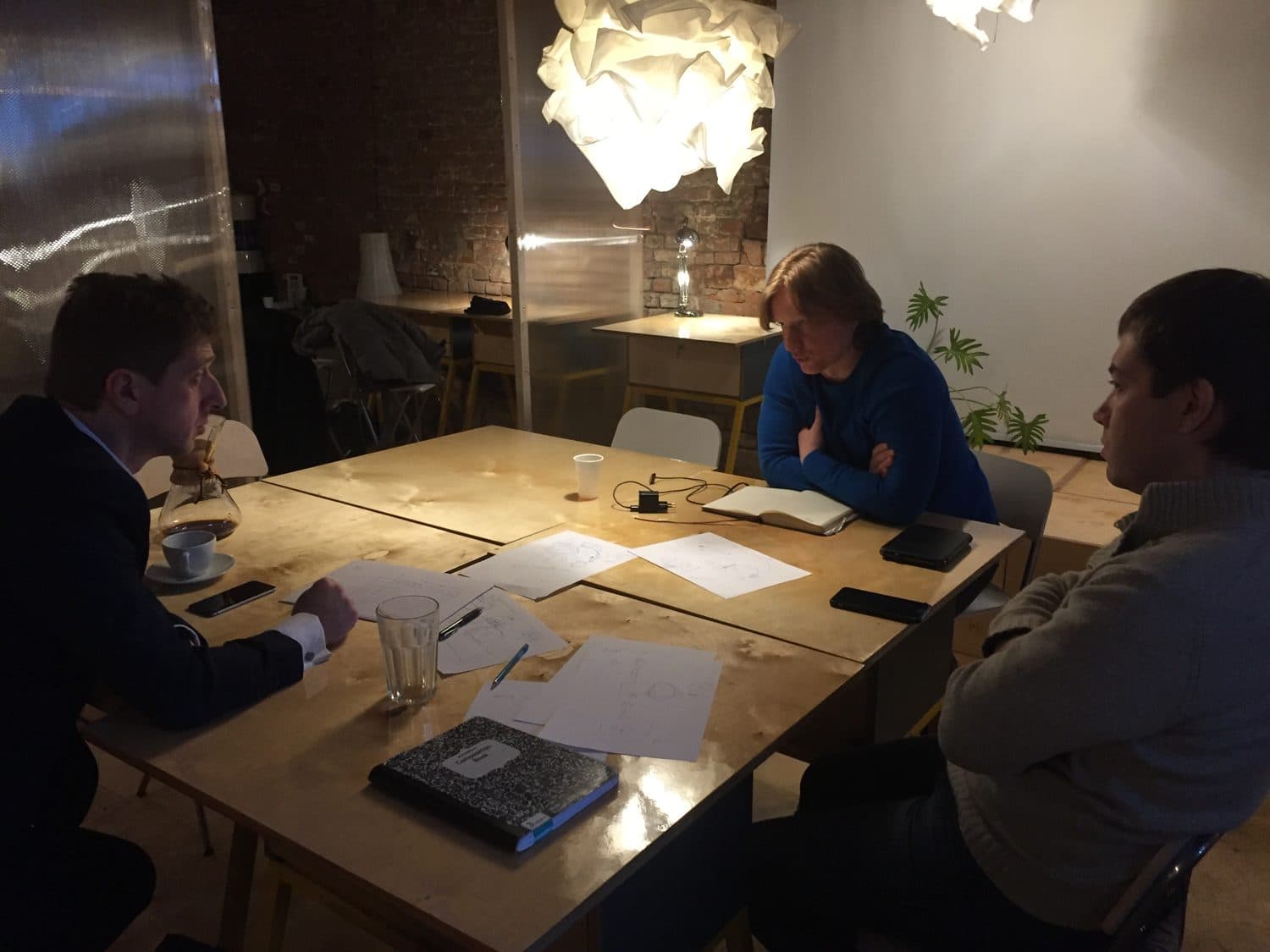 The Team at The Yellow Door, Moscow, 2015.