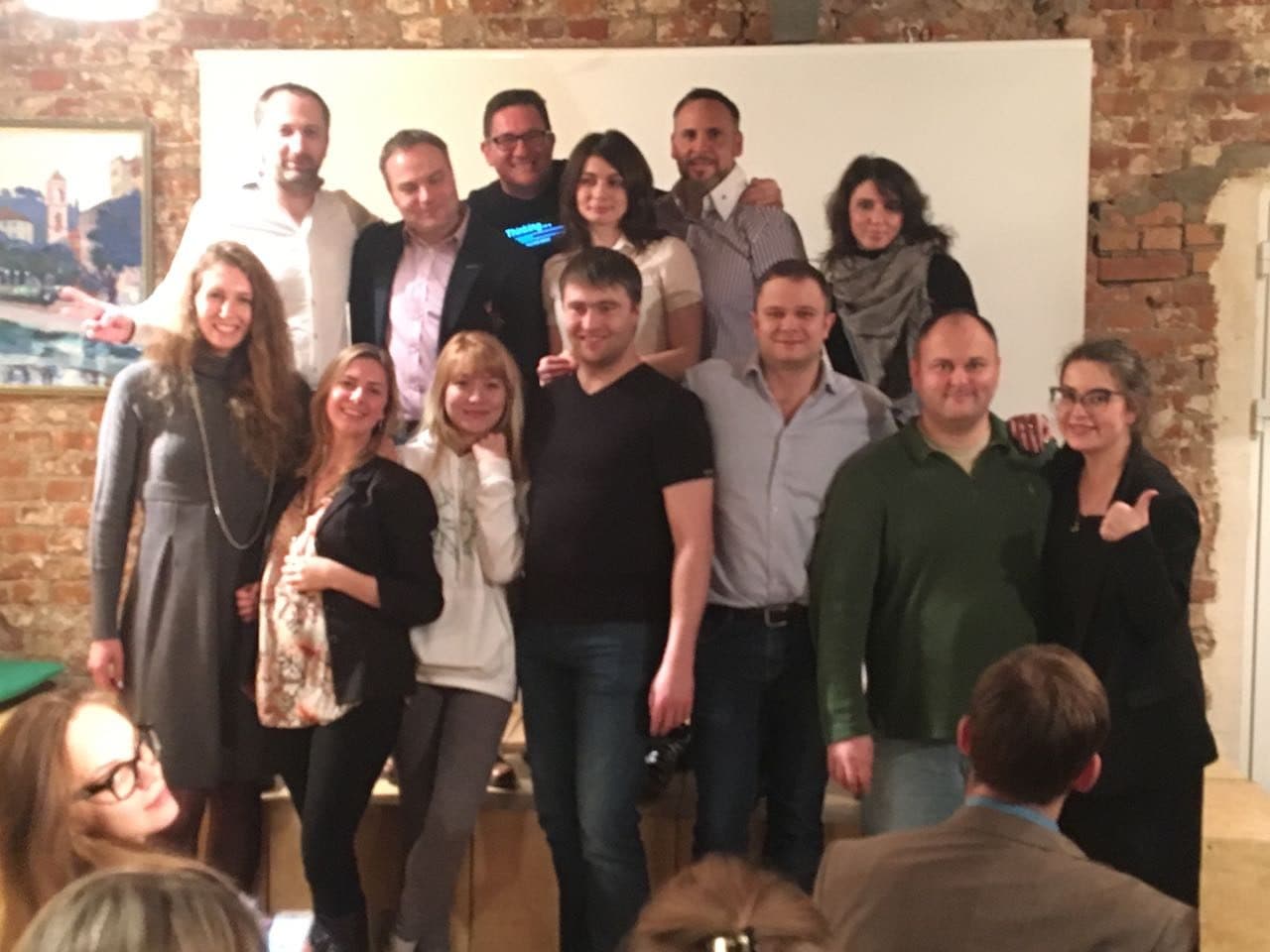 Demo Day at The Yellow Door, Moscow, 2016.