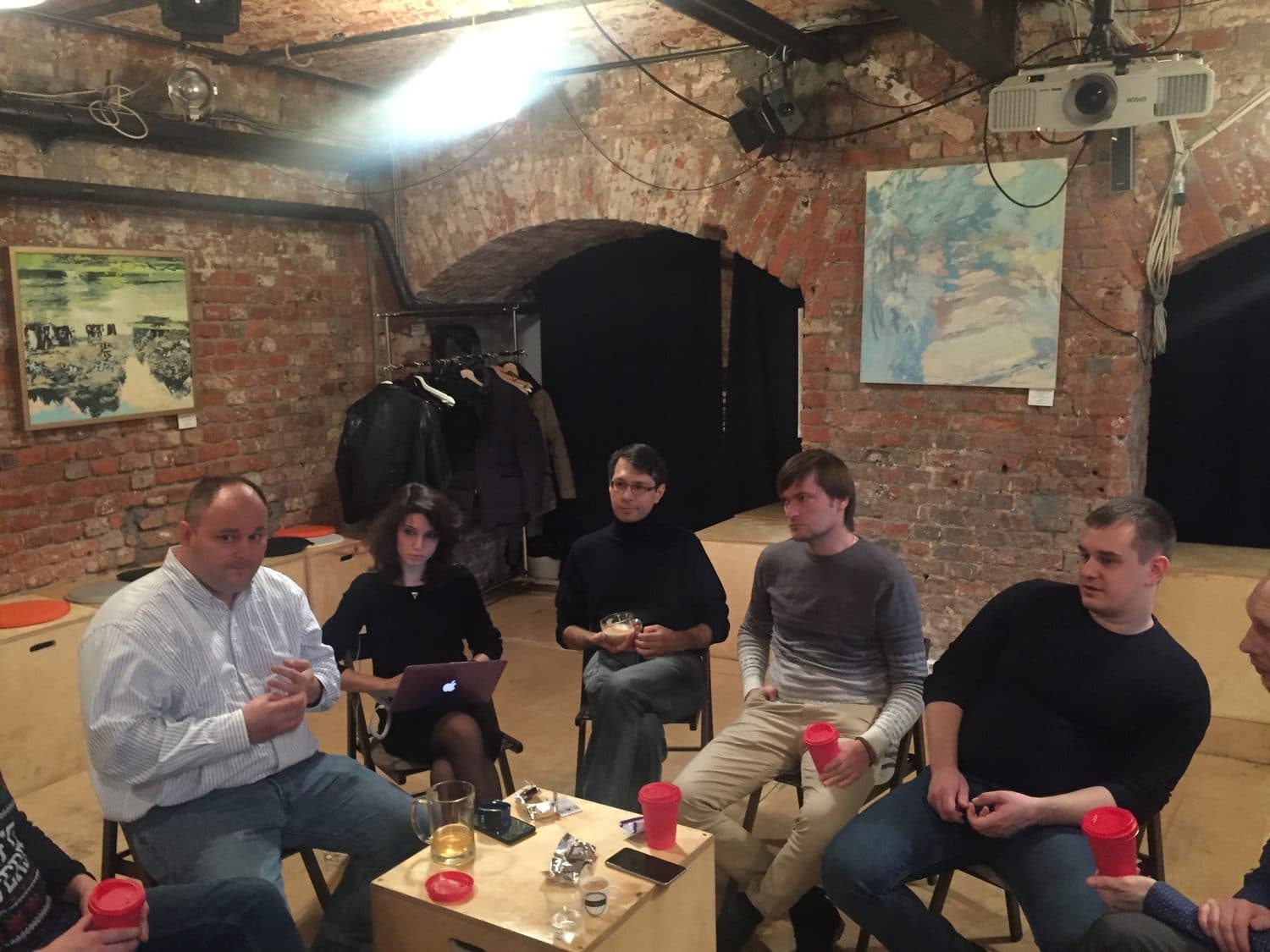 Founders Coffee at The Yellow Door, Moscow, 2016.