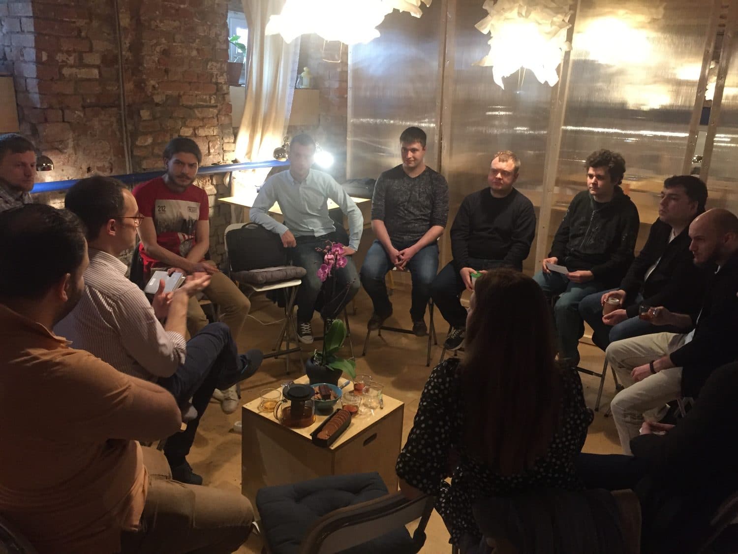 Founders Coffee at The Yellow Door, Moscow, 2016.