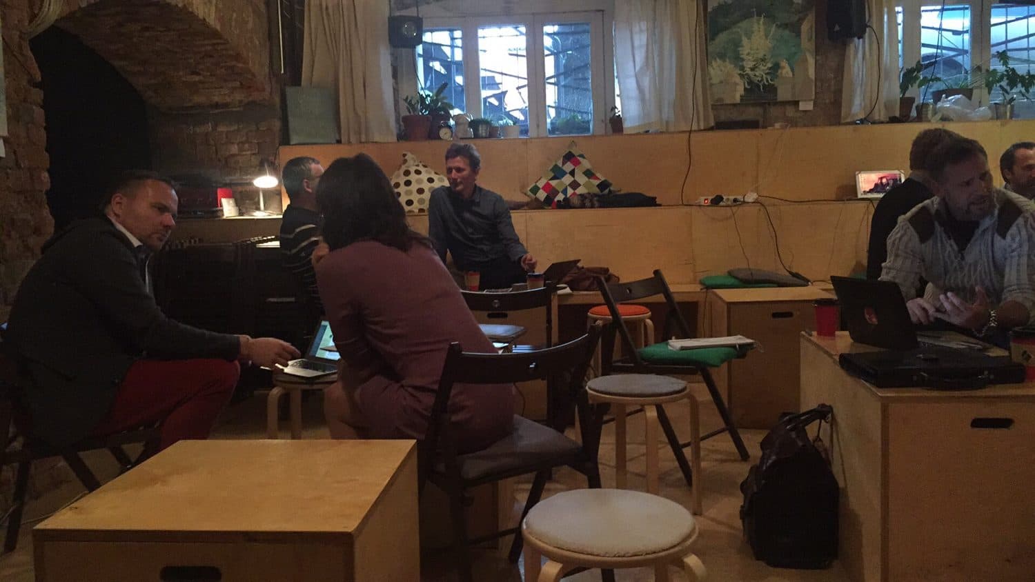 Mentoring at The Yellow Door, Moscow, 2016.