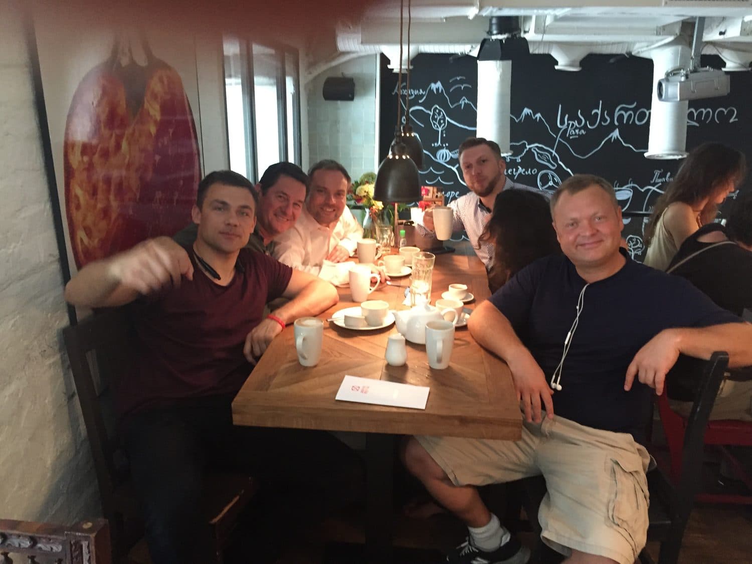 Mentoring at The Yellow Door, Moscow, 2016.