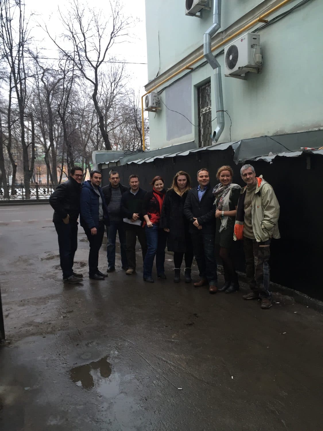 The Team at The Yellow Door, Moscow, 2016.