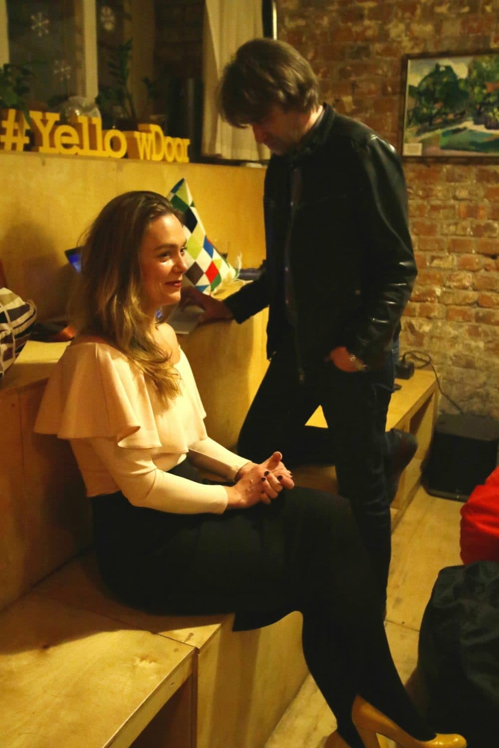 Art at the Yellow Door at The Yellow Door, Moscow, 2018.