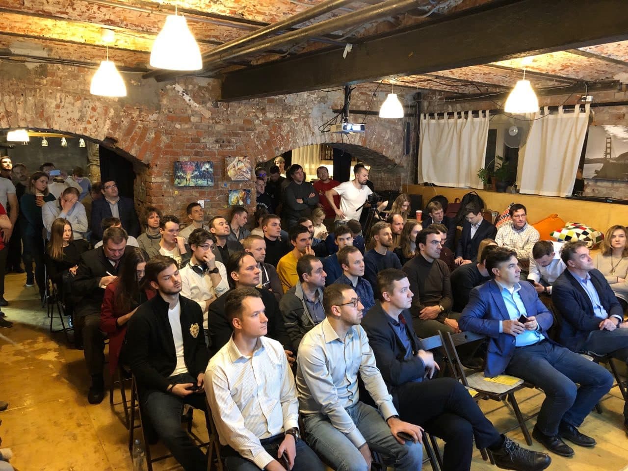 Demo Day at The Yellow Door, Moscow, 2018.