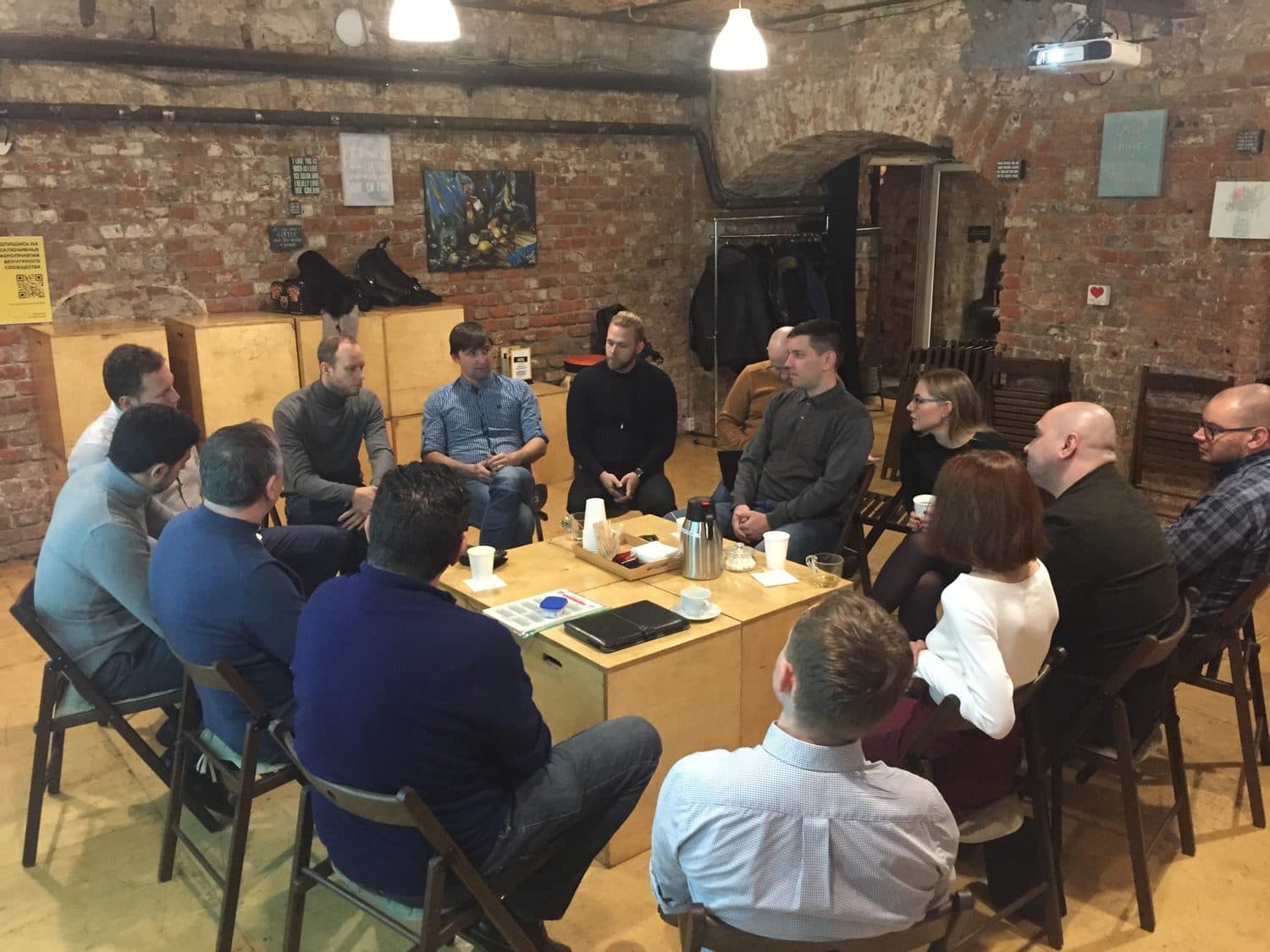 Founders Coffee at The Yellow Door, Moscow, 2019.