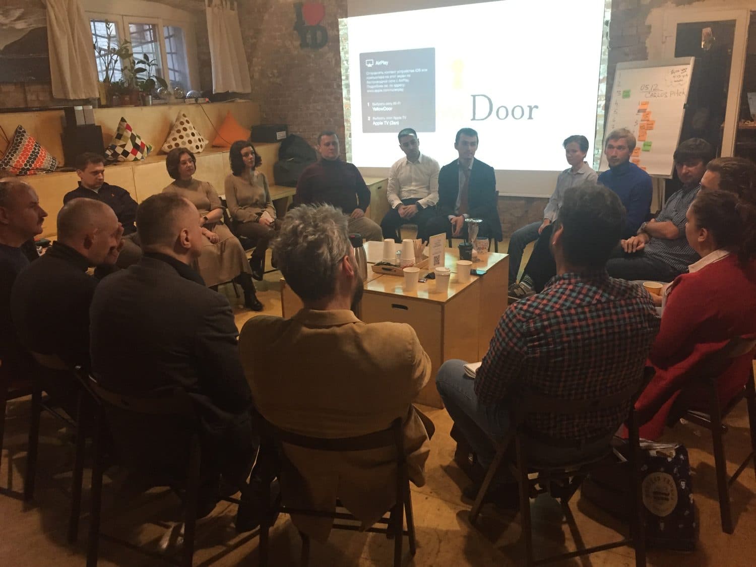 Founders Coffee at The Yellow Door, Moscow, 2019.