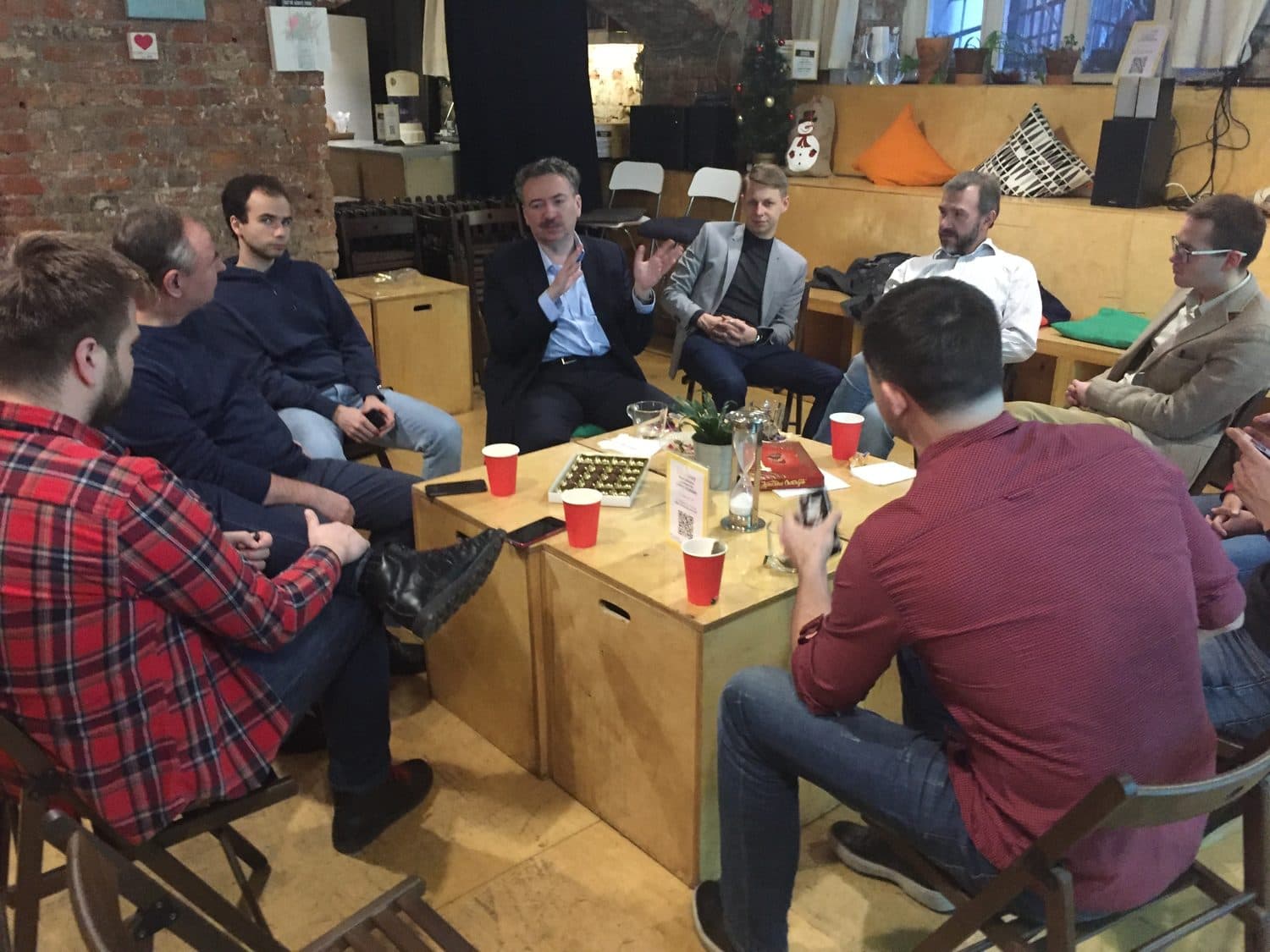 Founders Coffee at The Yellow Door, Moscow, 2019.