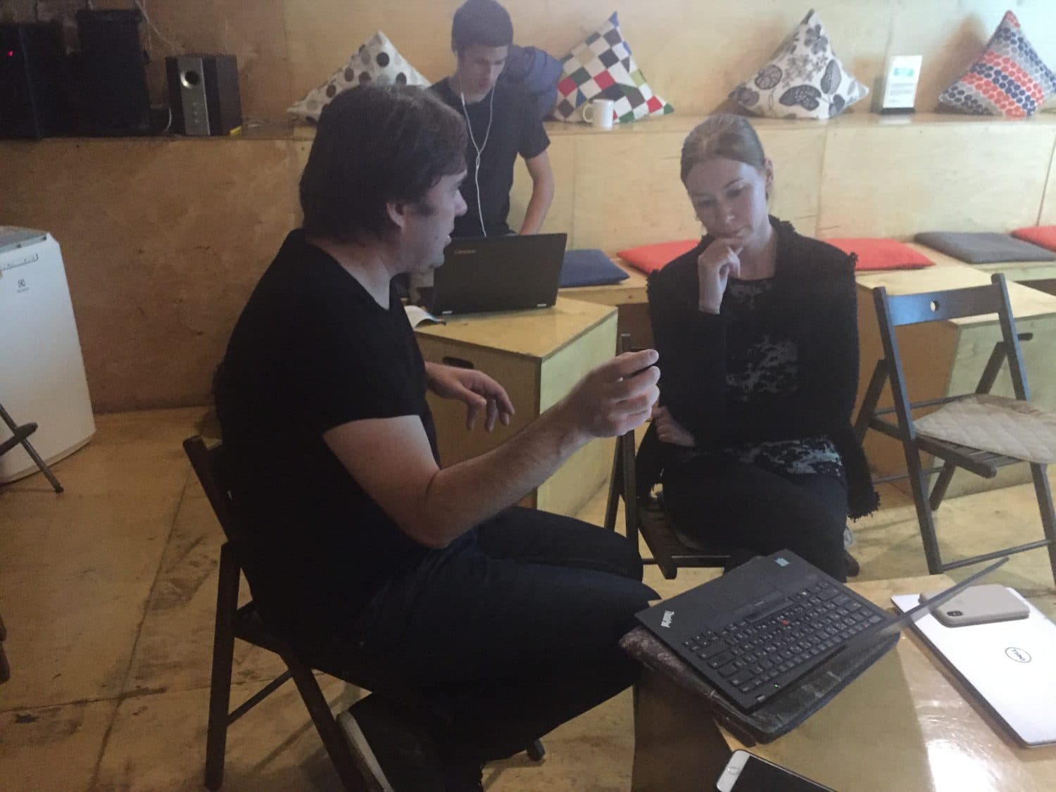 Mentoring at The Yellow Door, Moscow, 2019.