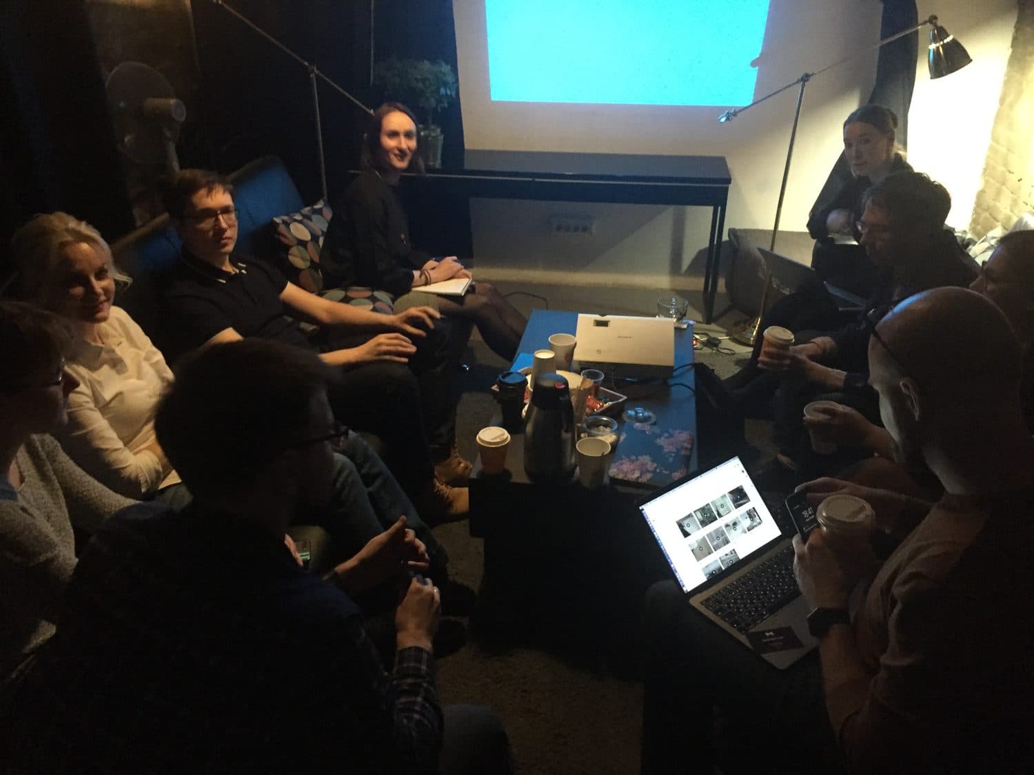 The Team at The Yellow Door, Moscow, 2019.