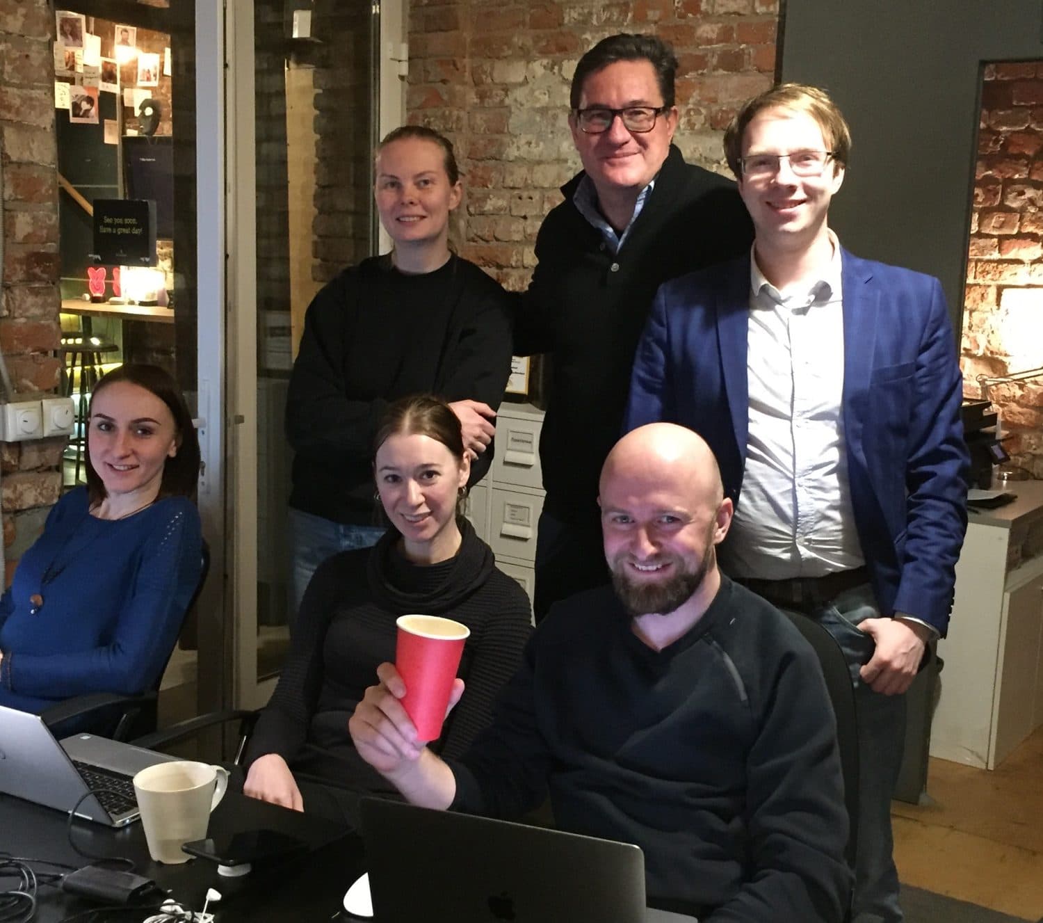 The Team at The Yellow Door, Moscow, 2019.