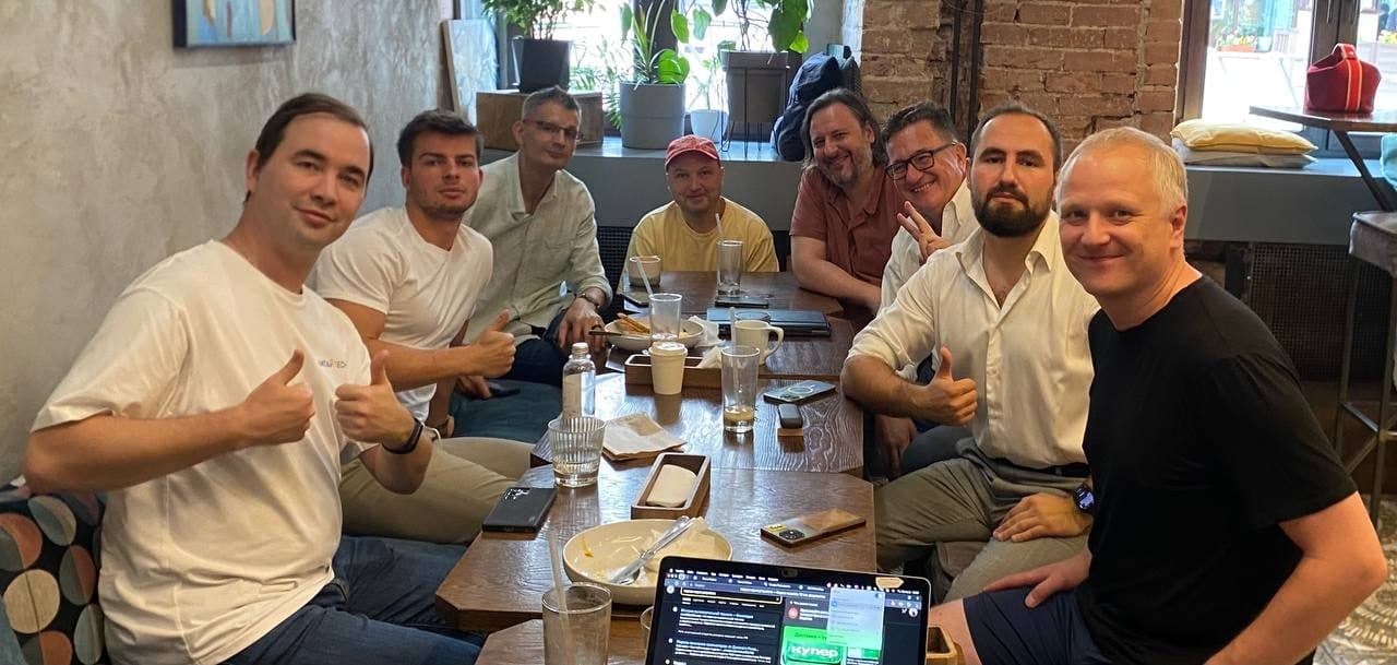Founders Coffee at The Yellow Door, Moscow, 2024.