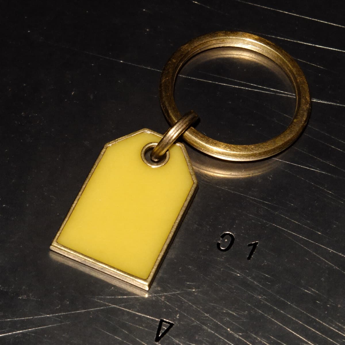 The Yellow Door Key - blank until numbered