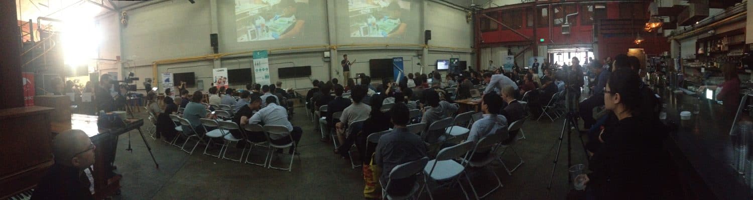 Demo Day at The Yellow Door, Moscow, 2014.