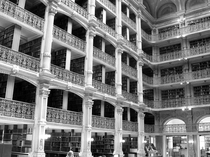 Reading room: Baltimore · George Peabody Library