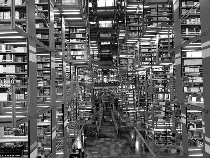 Reading room: Mexico City · Biblioteca Vasconcelos