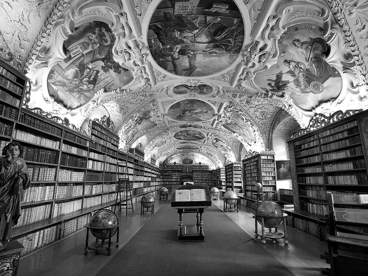 Reading room: Prague · Strahov Library, the Theological Hall